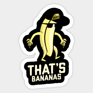 Real bananas Sticker